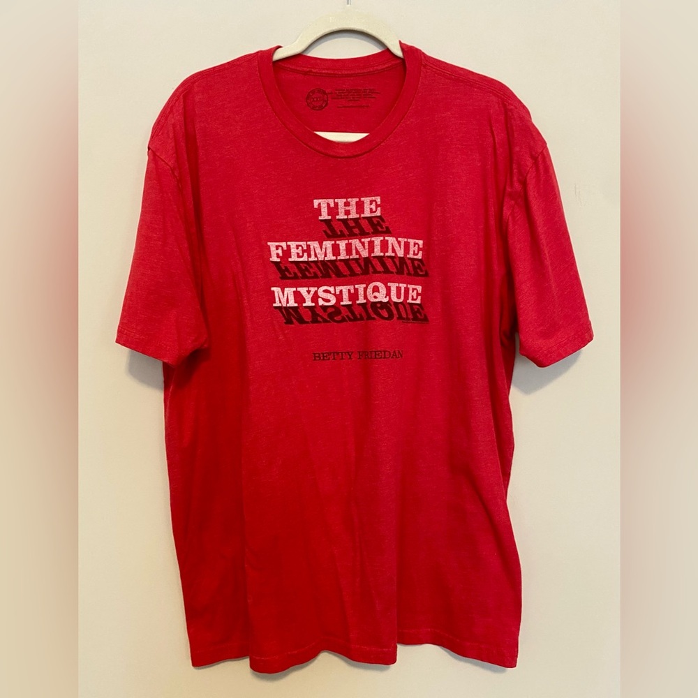 The Feminine Mystique - Betty Friedan - Out of Print Unisex Graphic Tee T-Shirt - Picture 3 of 5
